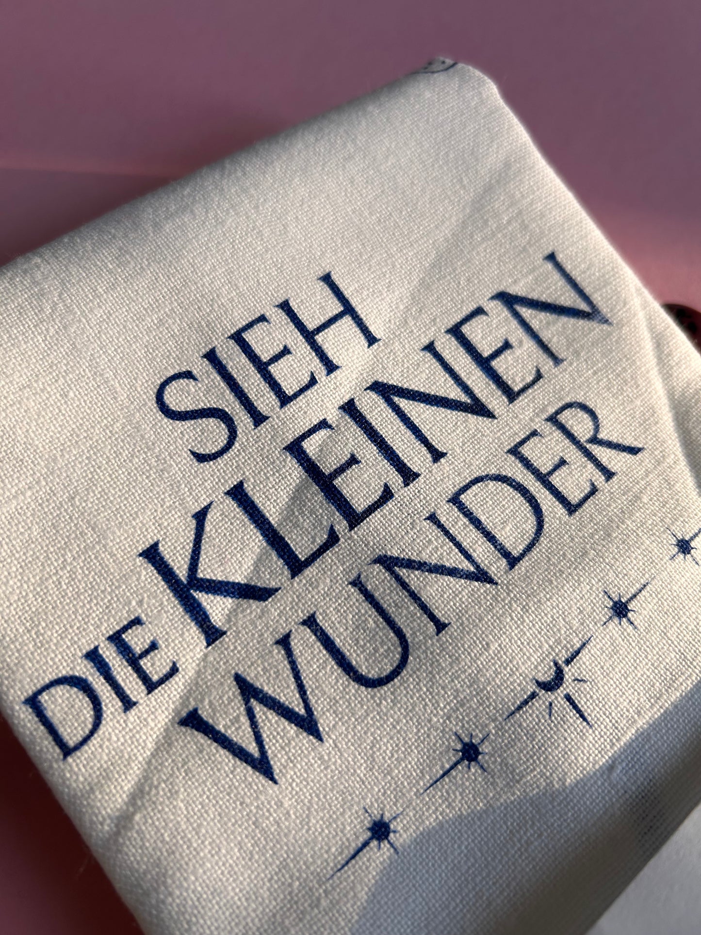 Geschirrtuch „Sieh die kleinen Wunder“