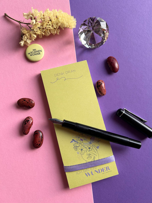 Notizblock "Ich bin ein Wunder"