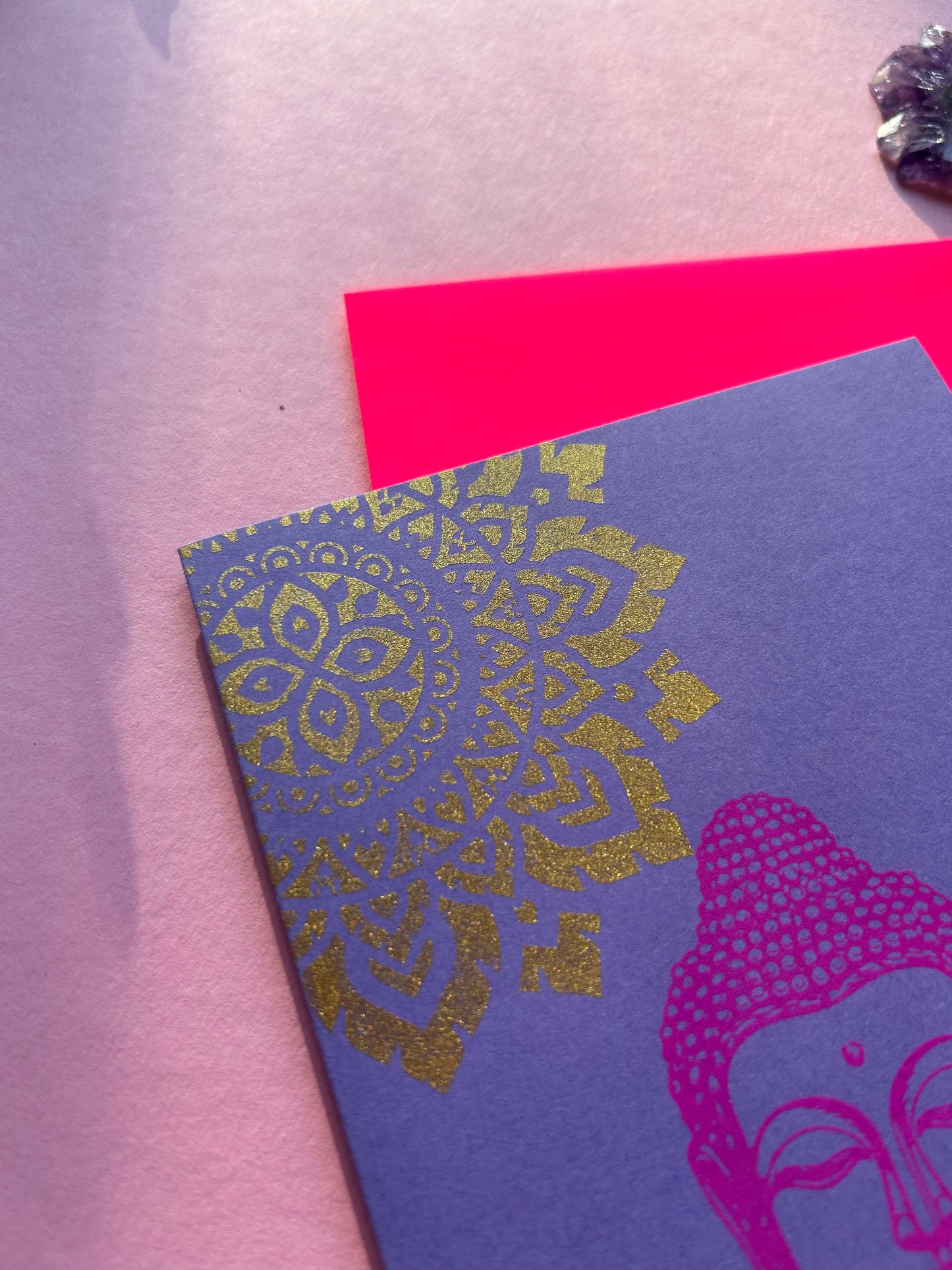 Klappkarte "Goldbuddha"