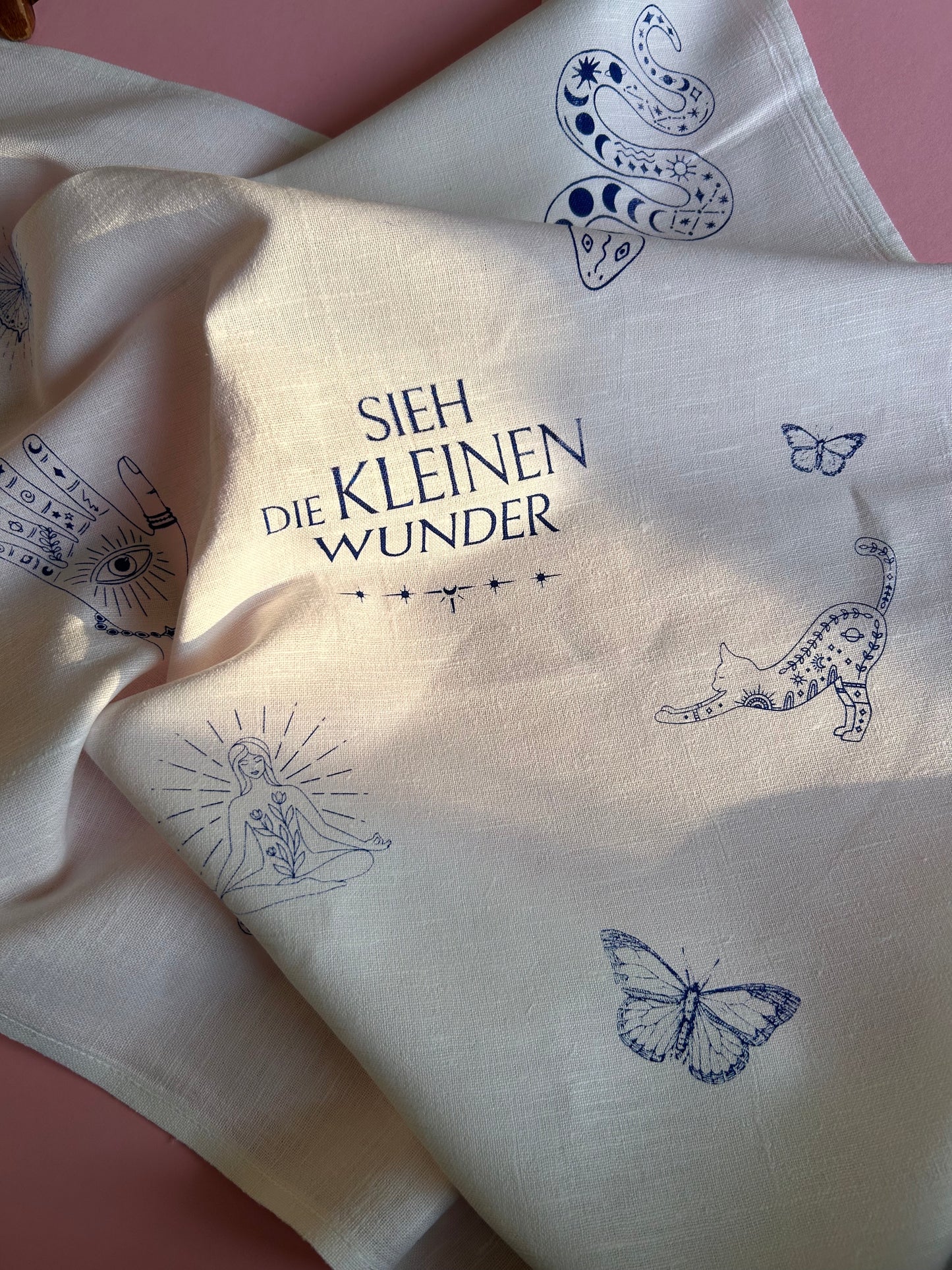 Geschirrtuch „Sieh die kleinen Wunder“