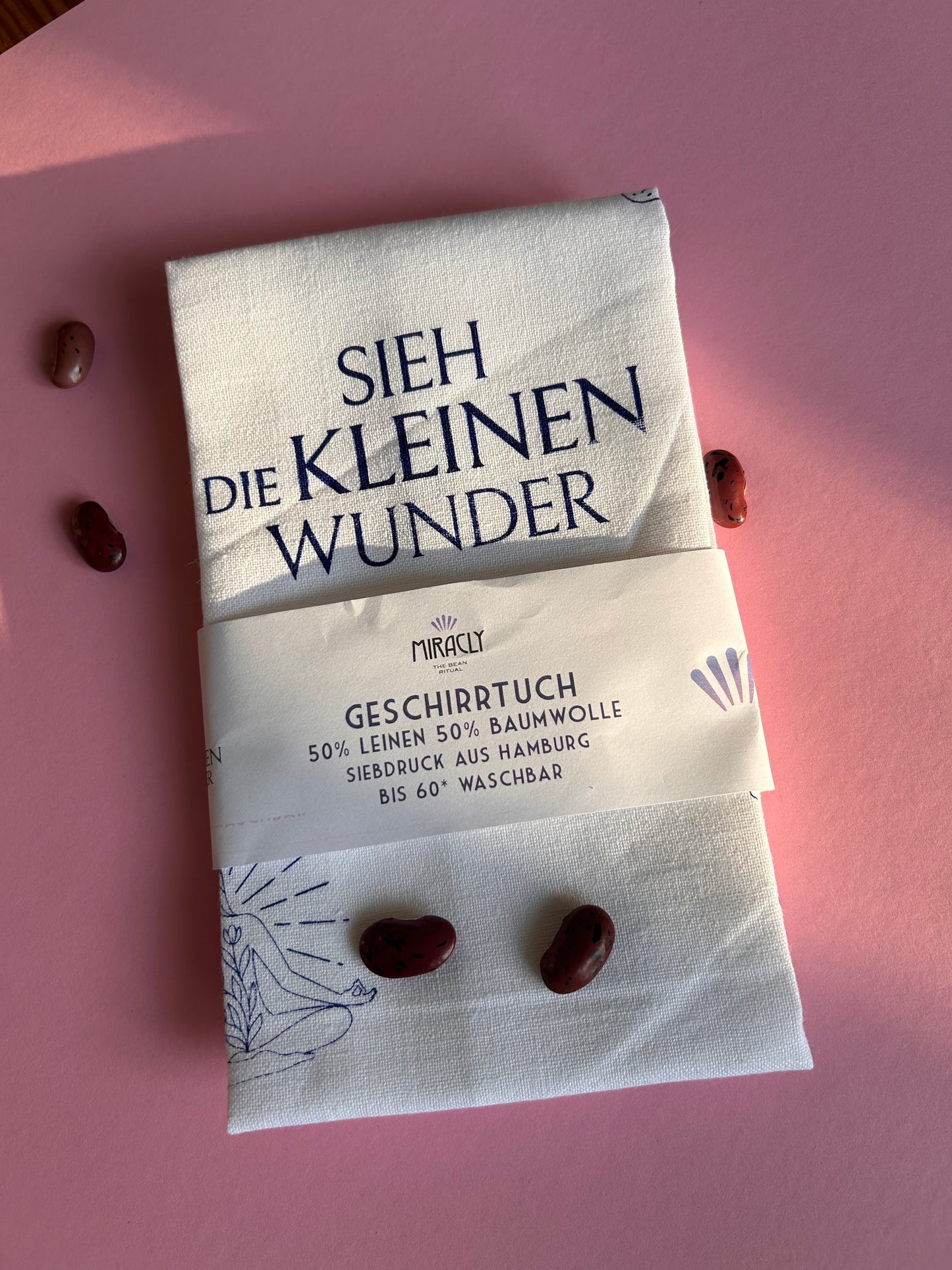 Geschirrtuch „Sieh die kleinen Wunder“