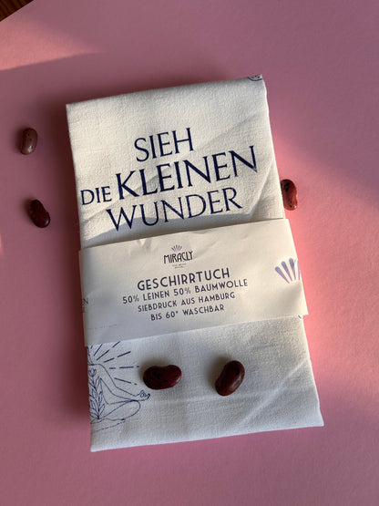 Geschirrtuch „Sieh die kleinen Wunder“