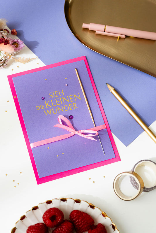 Postcard “See the little miracles”