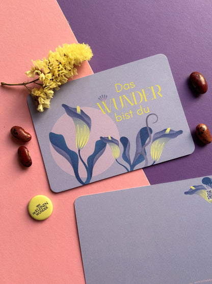 Postkarte „Das Wunder bist du“