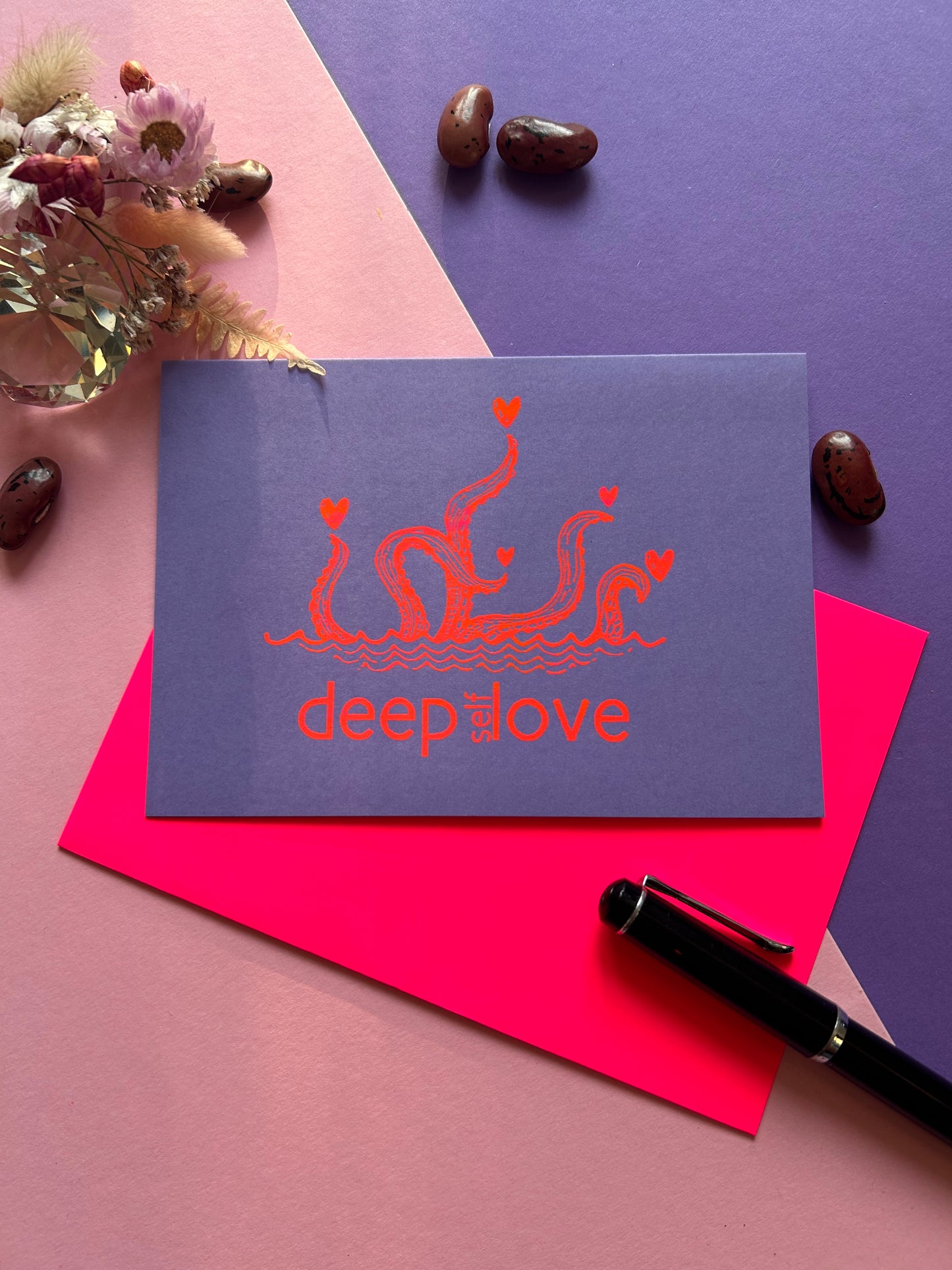 Klappkarte "deep selflove"