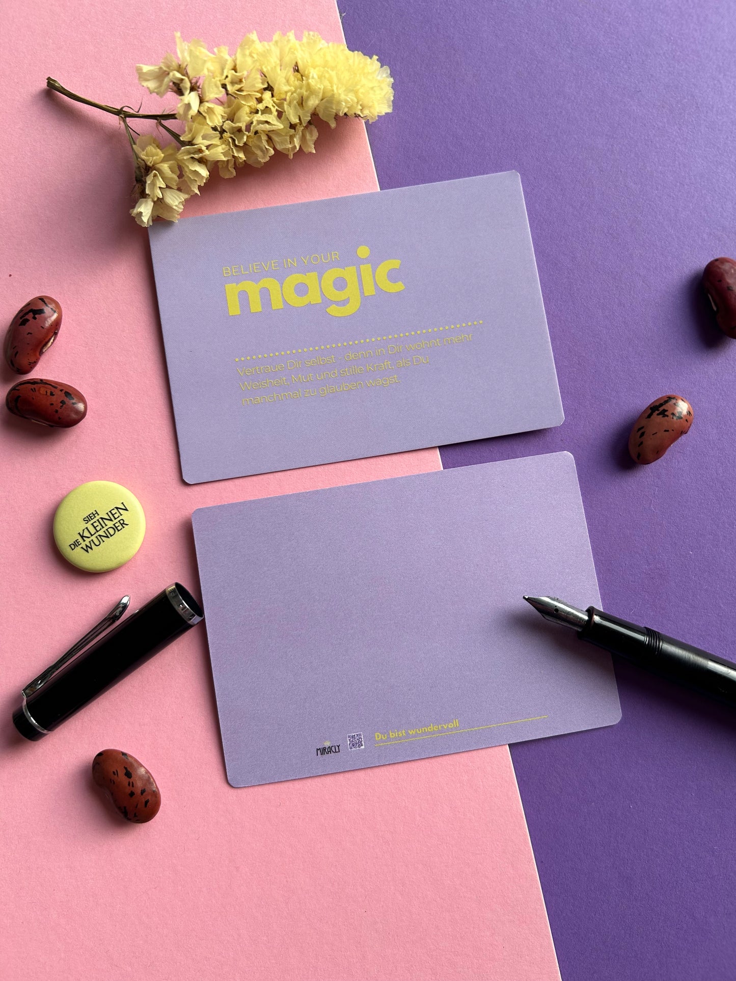 Mini-Postkarte „Believe in your magic“